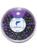 Грузила Salmo ДРОБЬ SOFT мягкий 5 секц. 0.4-1.6г 60г набор 2